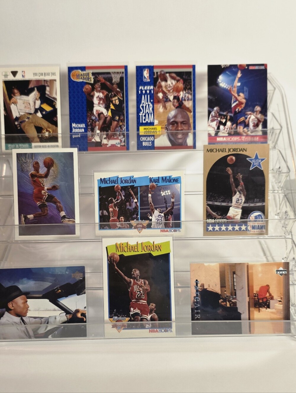 10 Michael Jordan Vintage Basketball Cards